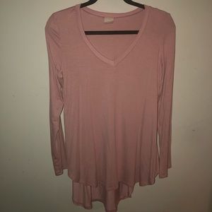 Slouchy High Low Long Sleeve Tee